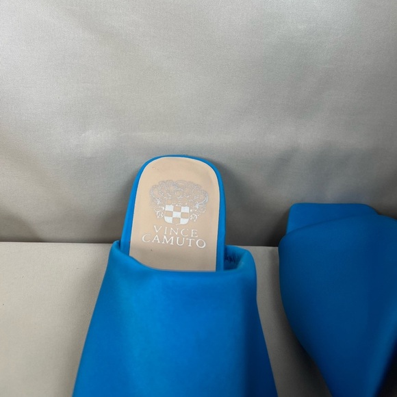 Vince Camuto Vibrant Blue Mules - Picture 6 of 12